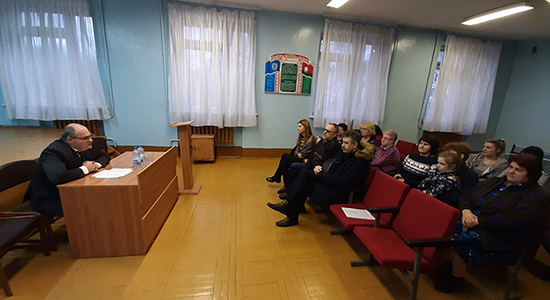 20 января 2020 года состоялась встреча заместителя главы администрации Октябрьского района г. Минска Томы Павла Михайловича с населением